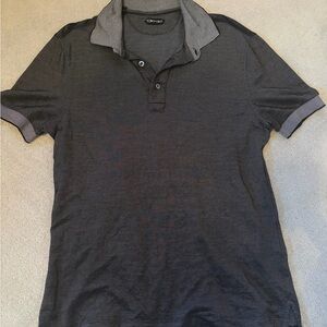 Tom Ford Men's Charcoal Polo Shirt